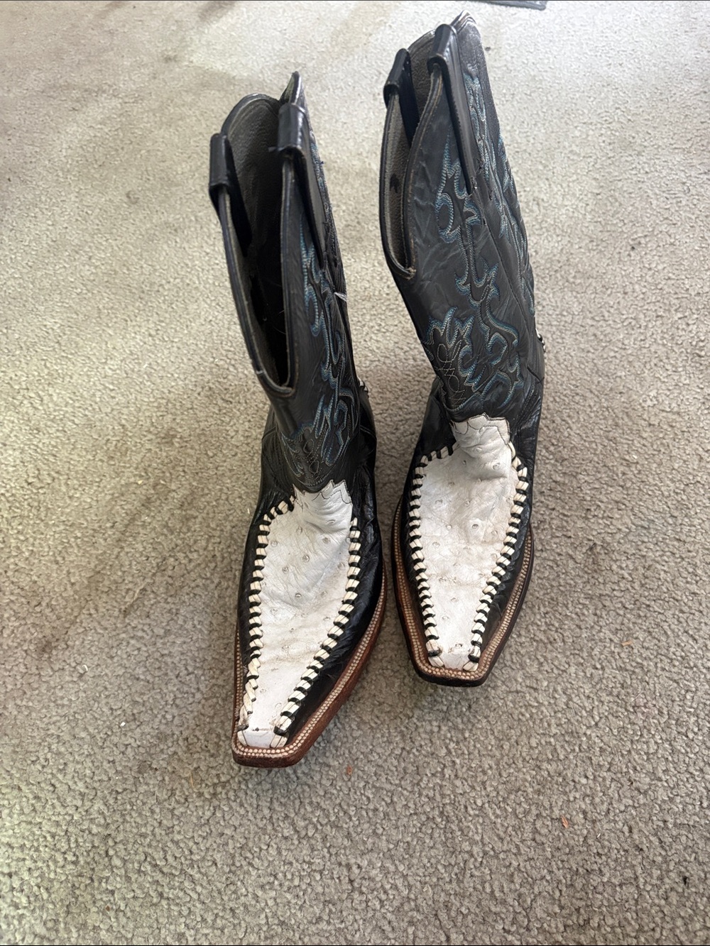 bilbo mexican long point cowboy boots